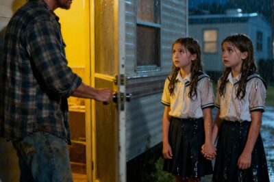 A poor single father took in two strange twin girls who were lost in the rain, letting them stay the night