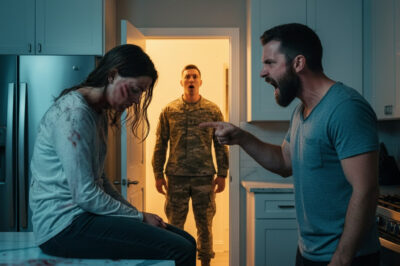 A soldier went to visit his sister unannounced and found her covered in bruises…