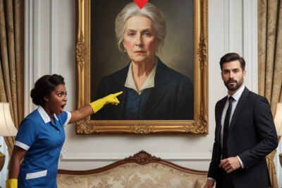 “YOUR MOTHER IS ALIVE, I SAW HER IN THE ASYLUM!” — THE BLACK CLEANING LADY SHOUTED UPON SEEING THE PORTRAIT…