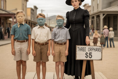 A Lonely Widow Bought Three Orphans with Sacks Over Their Heads — and Took Them Away When One of Them…