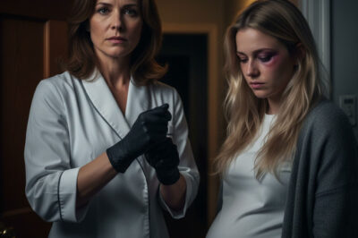 My nine-months-pregnant daughter showed up at 5 a.m. with a bruised face. “Leo hit me,” she cried. My son-in-law snarled on the phone: “You don’t know who you’re dealing with.” He had no idea this “old mother” was a retired police investigator who’d spent twenty years putting men like him behind bars.