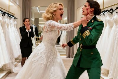 My sister slapped me across the face during her $20,000 wedding-dress fitting—the one I was paying for. “You’re ruining my moment!” she screamed as the boutique fell silent. So I walked out, canceled the credit card, and let her half-million-dollar wedding collapse in real time.