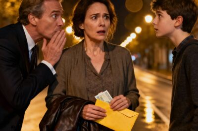 A boy saw a wealthy man throw his expensive jacket into the trash. “Can I take it for my mom?” he asked shyly. Later, inside the pocket, he discovered an envelope with $30,000 in cash. When he and his mother went to return it, the man looked at her… and froze. “Anna?” he whispered, disbelief in his voice. What he said next would change their lives forever…