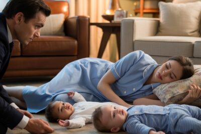 THE MILLIONAIRE RETURNED HOME AT MIDNIGHT — AND FROZE AT THE SCENE AWAITING HIM.