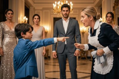 The Millionaire Asked His Son to Choose a Mother Among Models… and He Chose the Housekeeper.