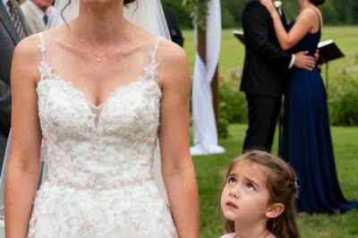 Just minutes before walking down the aisle, my niece Lily barged into the room, crying so hard she could barely breathe. “You can’t marry him, Auntie!” she sobbed. I felt my chest tighten. “Tell me why.” She only said, “Come. Now.” And the moment I looked outside, my world stopped…