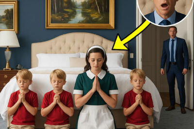 THE BILLIONAIRE ARRIVED UNANNOUNCED AND SAW THE NANNY WITH HIS CHILDREN… WHAT HE SAW MADE HIM FALL IN LOVE