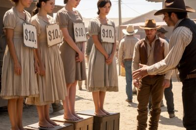 Black widower buys 4 young women at an auction, took them home and married them to his sons…