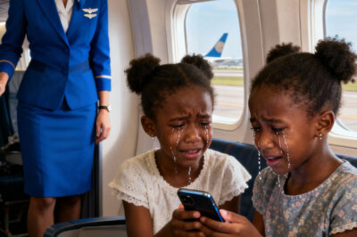 Two Black twin girls were kicked off a plane by staff until they called their CEO father to ground the flight, causing…