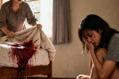 The young bride changed the sheets every day, until her mother-in-law lifted the blanket and saw the blood underneath