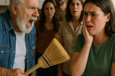 My father-in-law yelled, “You damned parasite!” and hit me across the face with a broom. The next morning, the bank informed me of a three-million-dollar transfer to my account.