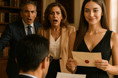 My rich aunt left me everything. The parents who abandoned me 15 years ago suddenly showed up…