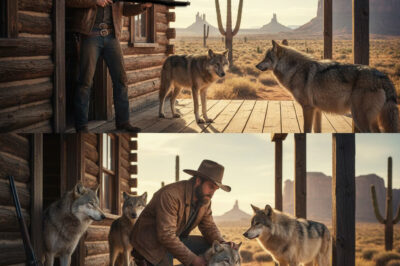 Wounded Wolves Begged a Cowboy to Let Them Into His Ranch — And What Happened Next Left Him Astonished
