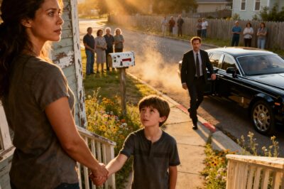 Ten years of raising a child without a father – The whole village ridiculed me, until one day a luxury car stopped in front of my house and the child’s biological father made everyone cry