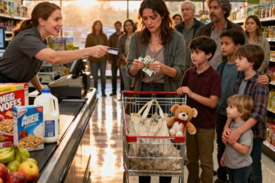 Mom of Quintuplets Can’t Pay For Groceries, Voice behind Says, ‘Your Bill Is Already Covered’