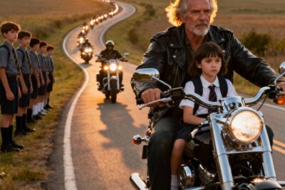 She Walked to School Alone Every Day… Until a Dozen Bikers Appeared