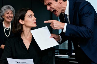 The moment we finished signing the papers for our new house, my husband threw divorce papers on the table. “Sign it! And get out of my house. I’m done supporting you!” His mother smirked. “This house was bought by my son. You contributed nothing.” I smiled calmly. “Your house? Funny… my father wired $500,000 for the down payment.” Their faces froze. “W–what?” his mother stammered. I leaned in, voice cool as steel. “This isn’t your house. It’s my father’s—and you forgot the condition in the contract.”