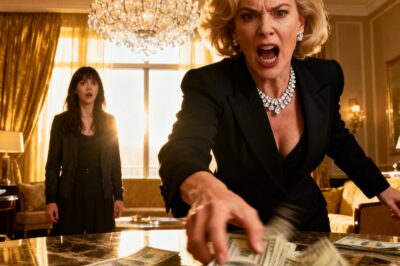 The night before my wedding, my future mother-in-law sneered, “I did my research. How pathetic—Patrick’s marrying an orphan.” Then she threw a wad of cash on the table. “Take this and leave before the ceremony ever starts.” I didn’t cry. I didn’t take the money. I just said quietly, “You’ll regret that.” Ten minutes later, the doors burst open. A billionaire stormed in, his voice thundering through the hall—“Who just insulted Gregory’s daughter?” The room fell de/ad silent.