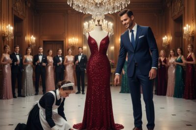 I’ll marry you if you get into this dress!” the millionaire mocked… months later, he was speechless.