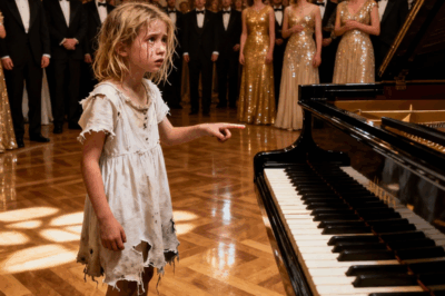 “Can I Play for a Plate of Food?” The Moment a Starving 12-Year-Old Girl Sat at the Piano — and Silenced a Room Full of Millionaires…