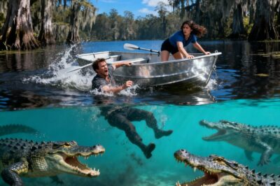 She Pushed Her Husband Into a Crocodile River for the Insurance Money — Hours Later, He Was Waiting at Home With the Police.