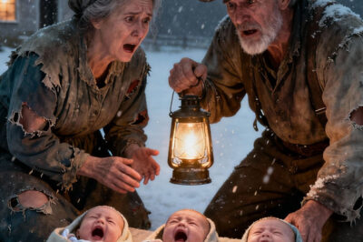 A poor farm couple who couldn’t have children found three newborns in the snow one winter night. They took them in, and two decades later, the world learned what true family means…