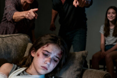 The moment my sister hit me, the pain in my ribs made me gasp for air. I reached for my phone to call for help, only for my mother to snatch it away and say, “It’s nothing. Don’t ruin her life.” My father’s look of disgust came with the words: “Drama queen.” They had no idea what I was about to do…