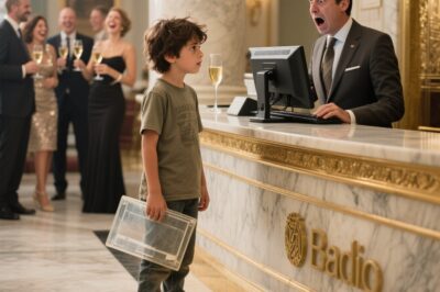 THE BOY WITH THE DIRTY SNEAKERS: I walked into Madrid’s most exclusive bank to check my balance, and what happened next left everyone in shock.