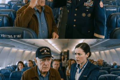 *They Moved a Silver Star Veteran to Economy! Minutes Later, a Four-Star General Stopped the Plane…