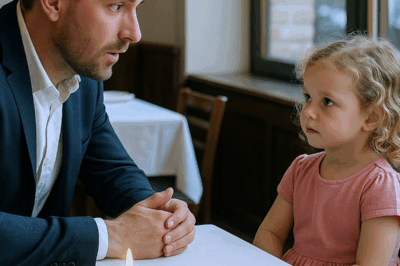 The Blind Date Was Empty—Until a Little Girl Walked In and Said, “My Mommy’s Sorry She’s Late…”