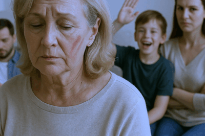 My ten-year-old grandson slapped me across the face, and my son laughed. My daughter-in-law clapped. That day I said nothing, but three weeks later, they got a letter from the school that left them speechless…