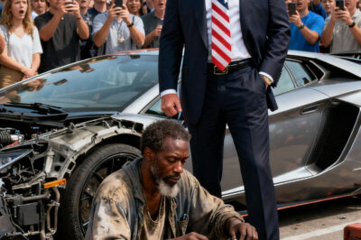 “If you can fix this car, it’s yours,” the millionaire scoffed at a homeless Black man who couldn’t take his eyes off his broken-down supercar, but what happened next left the millionaire completely speechless…
