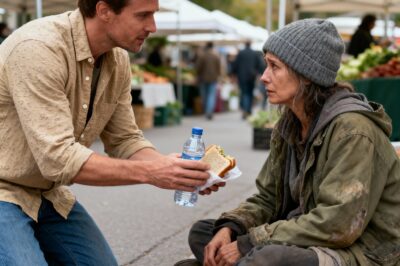 At thirty-six, I married a homeless woman who later gave me two children — until one day, three luxury cars pulled up and exposed who she truly was, leaving everyone in town speechless.