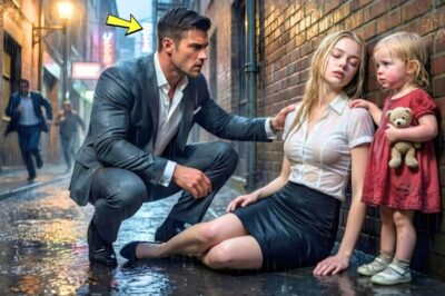 “Sir, Mommy can’t walk…” the little girl said. The CEO, a single father, took her out of the alley.