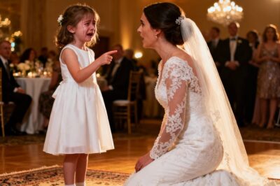 “At my wedding, my 7-year-old daughter suddenly burst into tears and said, ‘Mom, look at Daddy’s arm! I don’t want a new dad!’ — and when I looked, what I saw shocked me to the core.”