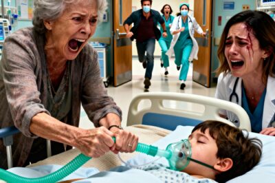 My 4-year-old daughter was fighting for her life in the ICU after a terrible fall when my parents called: “It’s your niece’s birthday tonight; don’t disgrace us. We already sent the party preparation bill, transfer the money now.” I cried: “Dad, my daughter can barely hang on!” He coldly replied: “She’ll pull through.” When I begged them to come see her, they hung up. An hour later, they burst into the ICU screaming: “The bill is still unpaid, what’s with the delay? Family is above everything, remember!” When I held firm and refused, my mother lunged, tore the oxygen mask off my daughter’s face, and screamed: “There! She’s gone! Move it and come with us!” I was glued to the floor, trembling uncontrollably, and immediately called my husband. As soon as he walked in and saw what they had done, his next action left everyone in the room paralyzed with absolute terror.