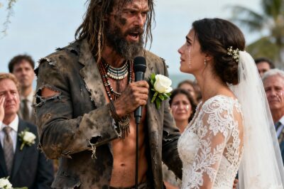 “I married a homeless man whom everyone mocked and ridiculed throughout the wedding… but when he took the microphone and spoke, he revealed a truth no one could have imagined and left the entire room in tears and shock…”