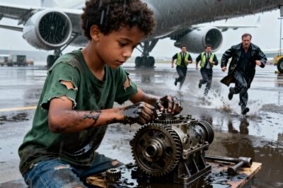 “If You Permit, I Will Fix It”, No One Could Fix Billionaire’s Jet Engine Until A Homeless Girl Did