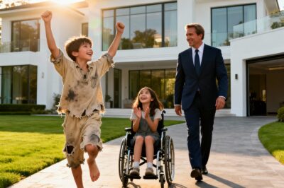 MILLIONAIRE FINDS A HOMELESS BOY DANCING FOR HIS PARALYZED DAUGHTER… WHAT HAPPENS NEXT WILL SHOCK YOU!
