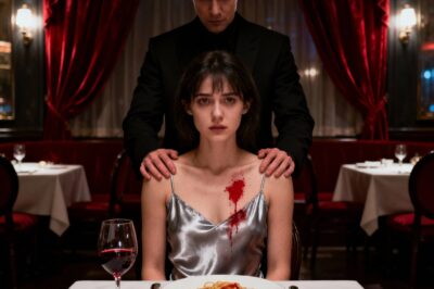 My stomach was rumbling like a stray dog, and my hands were freezing. I was walking down the sidewalk, looking at the illuminated restaurant windows, with that smell of freshly cooked food that hurt more than the cold. I didn’t have a single coin.