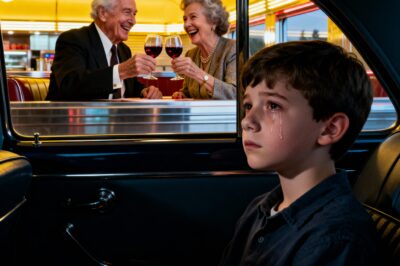 My 8-year-old son came home, hugged me, and whispered, “They ate at a restaurant while I waited in the car for two hours.” I didn’t ask questions. I just grabbed my keys, drove to the parents’ house, walked in, and without thinking twice, I did this…