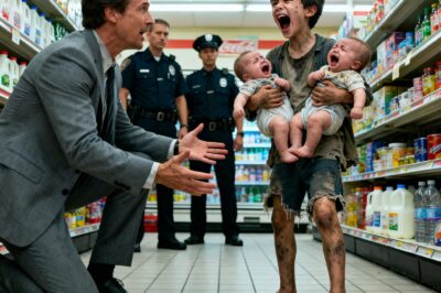 A homeless girl was reported to the police by a store manager for stealing a carton of milk for her two younger siblings, who were weakly crying from hunger; suddenly, a millionaire who witnessed the scene stepped forward.