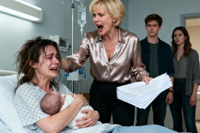 She Just Gave Birth — Her In-Laws Handed Her Divorce Papers… Not Knowing She Was a Secret Billionaire..