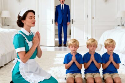 BILLIONAIRE ARRIVED UNANNOUNCED AND SAW THE MAID WITH HIS TRIPLETS—WHAT HE SAW SH0CKED HIM