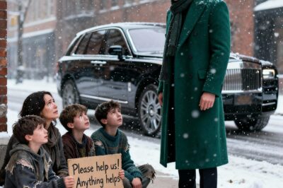 “A millionaire saw his ex-girlfriend begging on the street with three children who looked a lot like him — what happened next will bre@k your heart.”