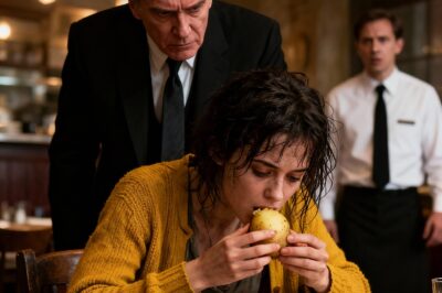 My stomach was growling like a street dog, and my hands were freezing. I walked along the sidewalk, looking at the illuminated windows of the restaurants, with that smell of freshly cooked food that hurt more than the cold. I didn’t have a single coin.