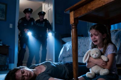A disillusioned girl called the police: “My dad and his friend are drunk… they’re doing it to Mom again!” When the police arrived minutes later, what they found inside paralyzed them with horror…