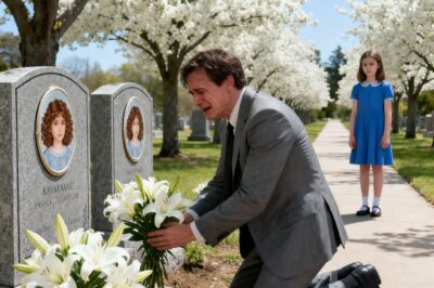A Grieving Millionaire Visited His Daughters’ Graves Every Saturday — Until a Poor Little Girl Pointed at the Headstones and Whispered, “Sir… They Live on My Street.”