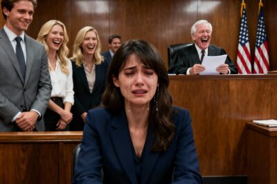 During the divorce hearing, my husband sat with his legs crossed, smug: “You will never touch my money again.” His mistress chimed in, “That’s right, honey.” His mother smirked, “She doesn’t deserve a single penny.”