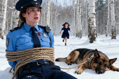 A little girl discovered an officer collapsed in the snow, along with her K9 dog. What happened next?